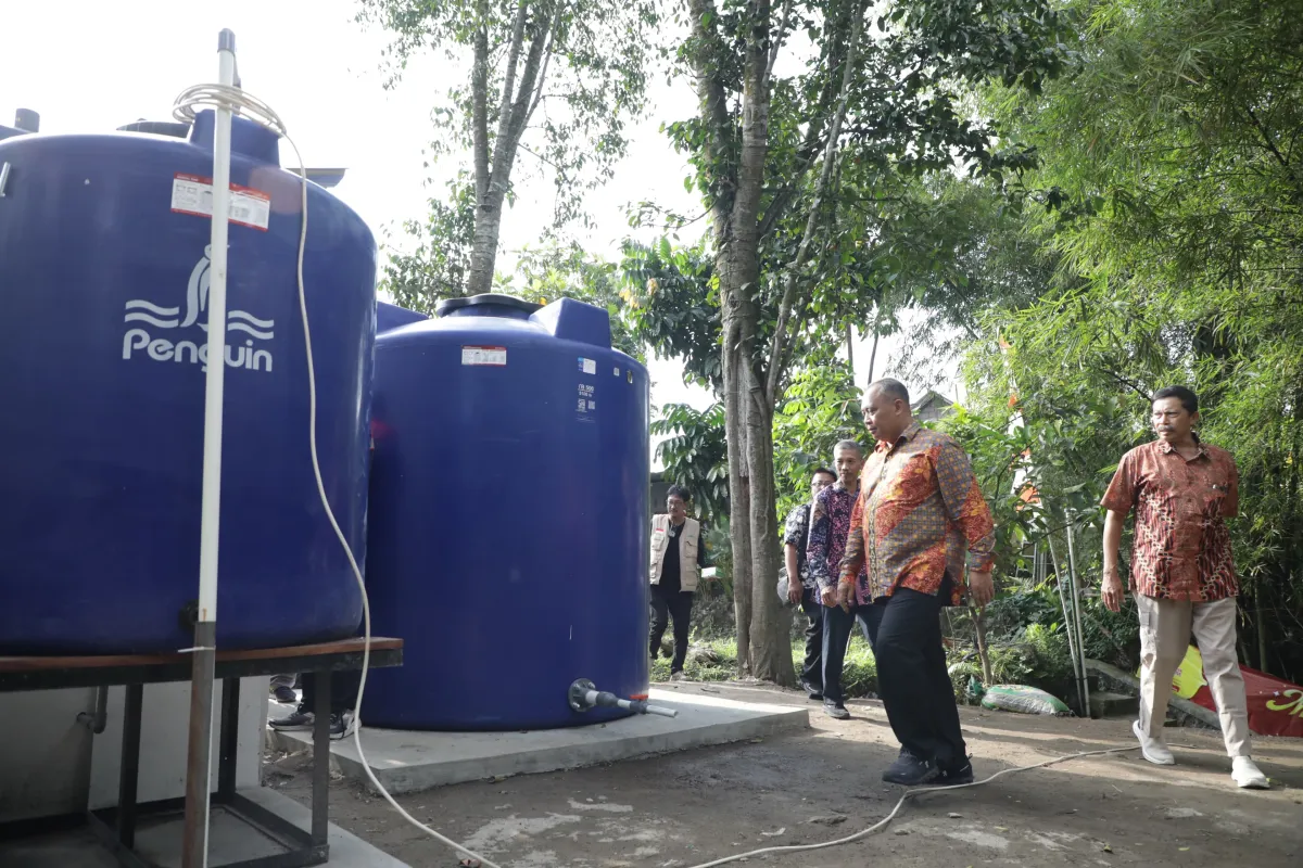 Respons Perubahan Iklim, Bupati Harda Kiswaya Dukung Pemanfaatan Teknologi RO untuk Ketahanan Air Bersih Warga Gemawang