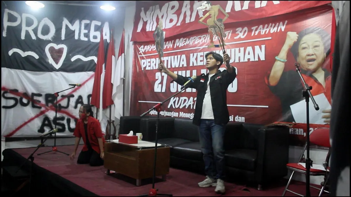 Teatrikal Wayang Jadi Media Edukasi Sejarah Tragedi Kudatuli Bagi Generasi Muda