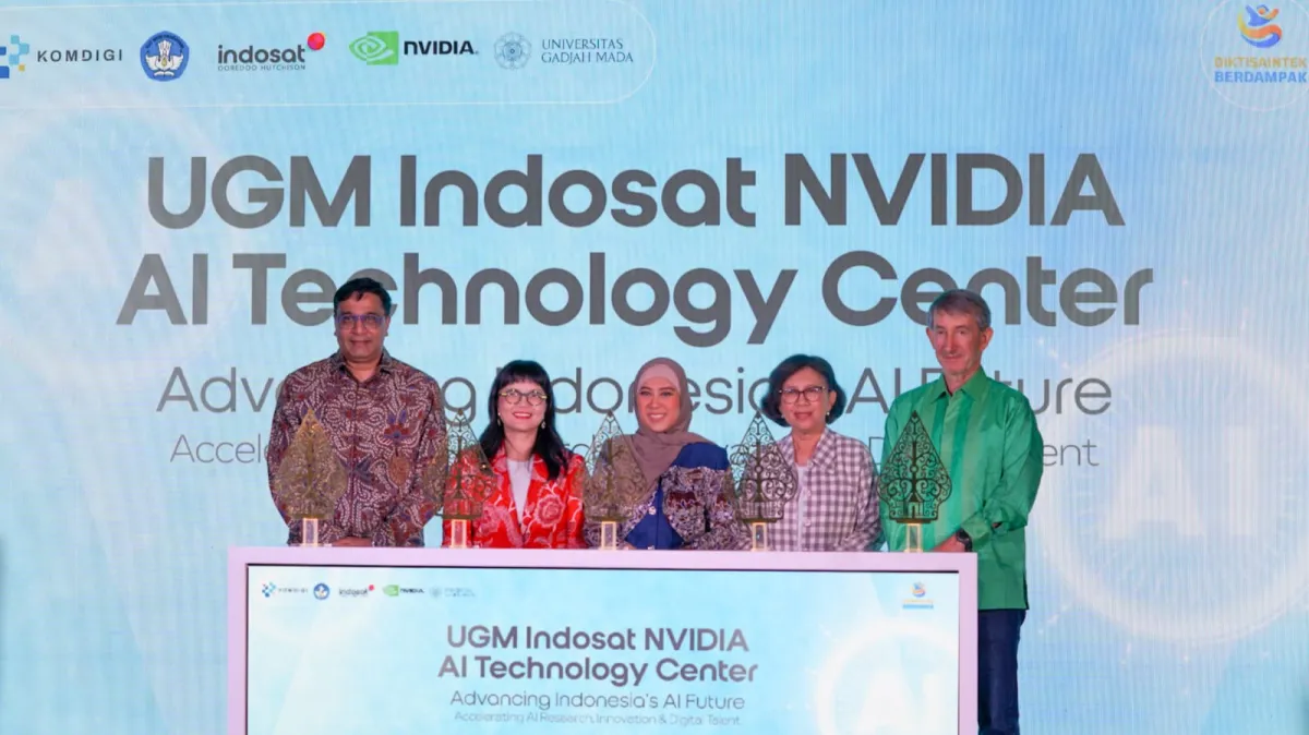 Kemkomdigi, Indosat, NVIDIA, dan UGM Resmi Buka UGM Indosat NVIDIA AI Technology Center untuk Memajukan Riset dan Pendidikan Nasional