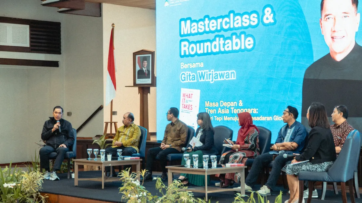 UAJY dan Gita Wirjawan Bahas Masa Depan Strategis Asia Tenggara di Tengah Perubahan Global