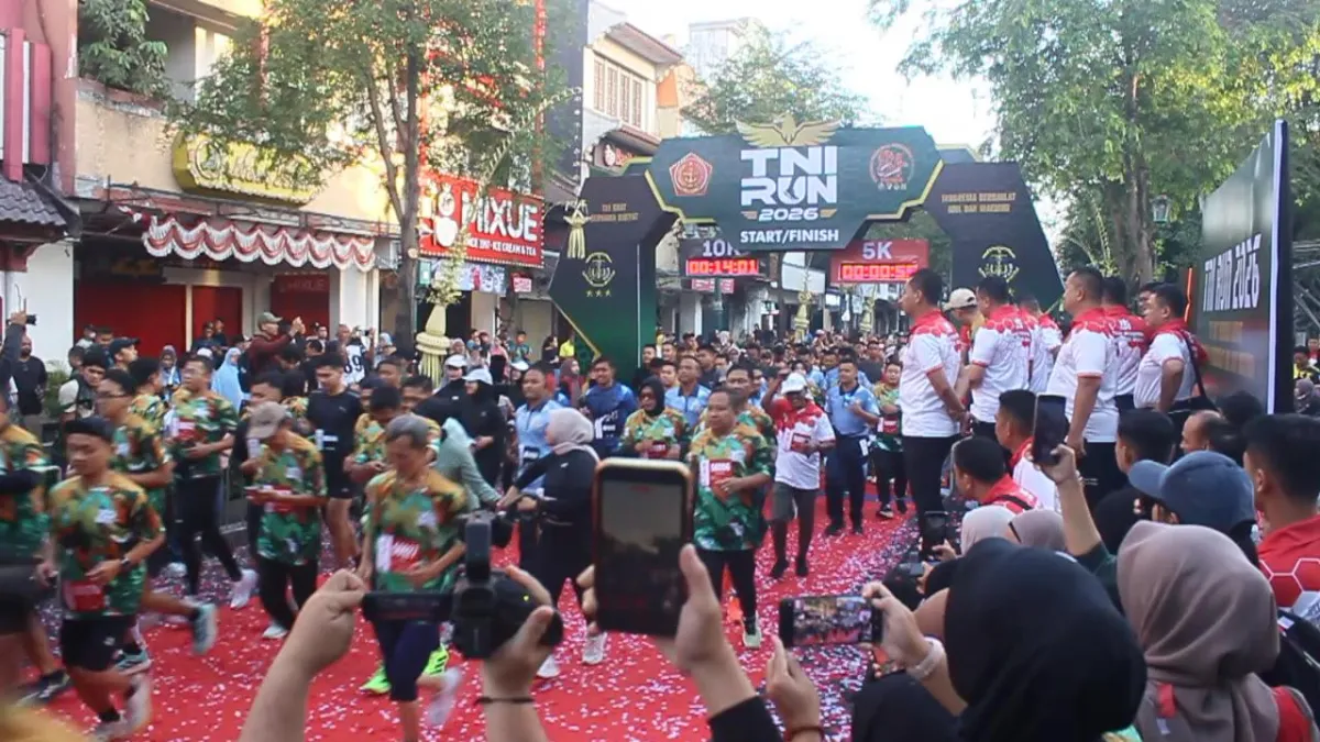 TNI Run 2026, 3.500 Pelari Susuri Rute Heritage Kota Yogyakarta