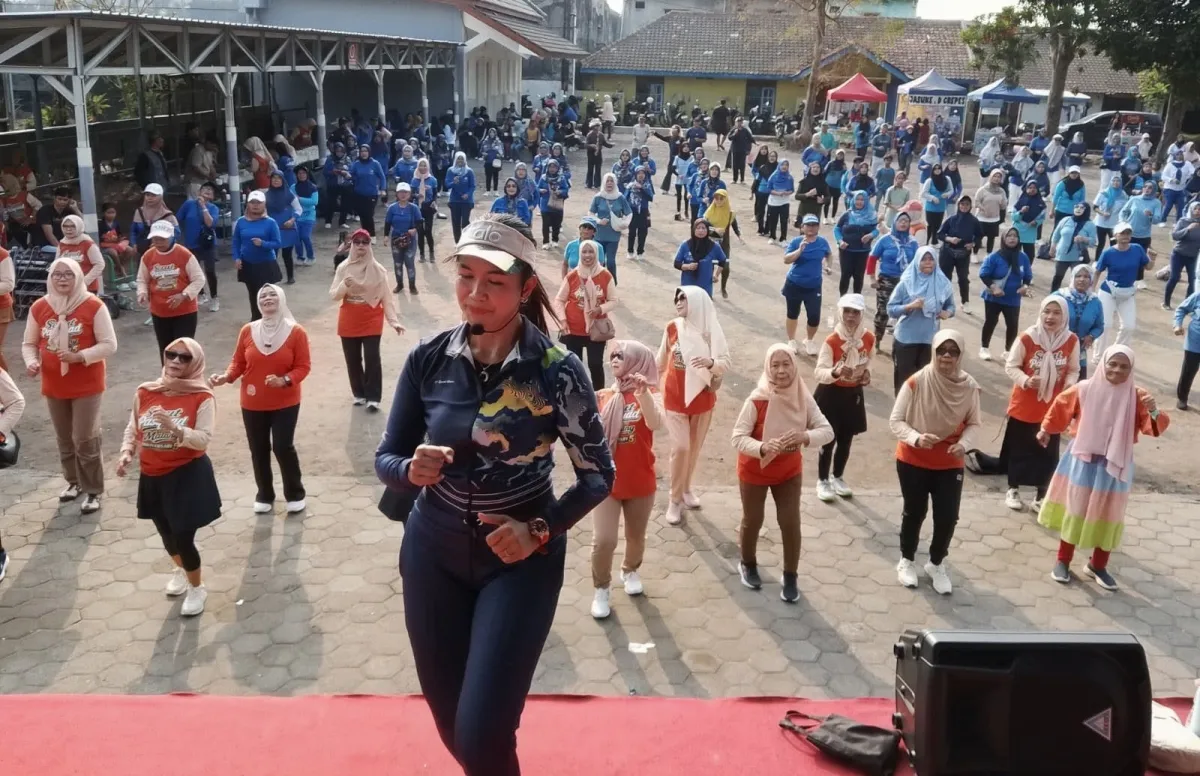 Semarak Ulang Tahun Ke -5, Serut Pasquad Gelar Senam Sehat, Ceria, Bahagia