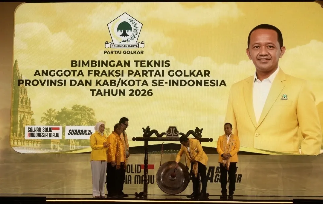 Bahlil Buka Rakornis Pemenangan Pemilu dan Bimtek Anggota DPRD Golkar di Yogyakarta